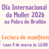Convocada para o 9 de marzo unha concentración con motivo do Día internacional da Muller